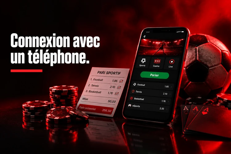 Connexion avec un téléphone